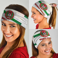 Guinea Bissau Neck Gaiter with White Green Red Gradient Design TS04