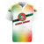 Guinea Bissau Rugby Jersey with White Green Red Gradient Design - Wonder Print Shop