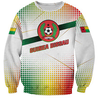 Guinea Bissau Sweatshirt with White Green Red Gradient Design - Wonder Print Shop