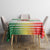 Guinea Bissau Tablecloth with White Green Red Gradient Design - Wonder Print Shop