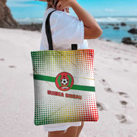Guinea Bissau Tote Bag with White Green Red Gradient Design - Wonder Print Shop