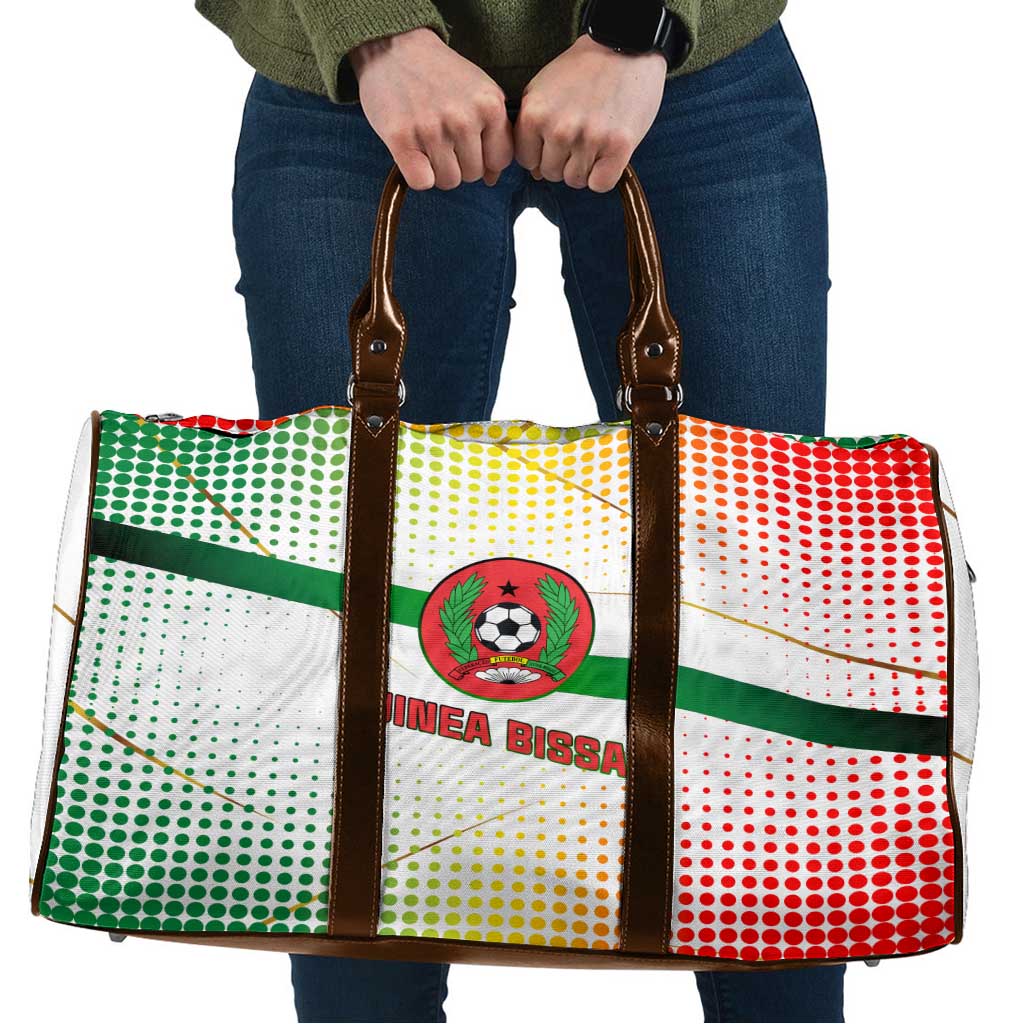 Guinea Bissau Travel Bag with White Green Red Gradient Design - Wonder Print Shop