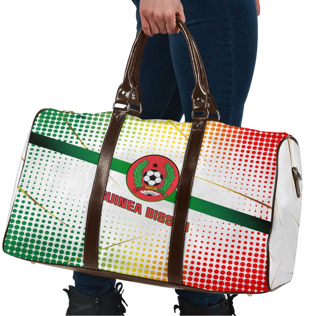 Guinea Bissau Travel Bag with White Green Red Gradient Design - Wonder Print Shop