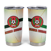 Guinea Bissau Tumbler Cup with White Green Red Gradient Design - Wonder Print Shop