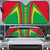 Guinea Bissau Auto Sun Shade with Red Green Yellow Stripe Design and Black Star - Wonder Print Shop