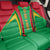 Guinea Bissau Back Car Seat Cover with Red Green Yellow Stripe Design and Black Star - Wonder Print Shop