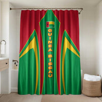Guinea Bissau Bathroom Set with Red Green Yellow Stripe Design and Black Star - Wonder Print Shop