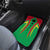 Guinea Bissau Car Mats with Red Green Yellow Stripe Design and Black Star - Wonder Print Shop