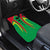 Guinea Bissau Car Mats with Red Green Yellow Stripe Design and Black Star - Wonder Print Shop