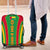 Guinea Bissau Luggage Cover with Red Green Yellow Stripe Design and Black Star - Wonder Print Shop