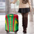 Guinea Bissau Luggage Cover with Red Green Yellow Stripe Design and Black Star - Wonder Print Shop