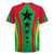 Guinea Bissau Rugby Jersey with Red Green Yellow Stripe Design and Black Star - Wonder Print Shop