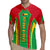 Guinea Bissau Rugby Jersey with Red Green Yellow Stripe Design and Black Star - Wonder Print Shop
