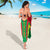 Guinea Bissau Sarong with Red Green Yellow Stripe Design and Black Star - Wonder Print Shop