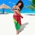 Guinea Bissau Sarong with Red Green Yellow Stripe Design and Black Star - Wonder Print Shop