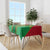 Guinea Bissau Tablecloth with Red Green Yellow Stripe Design and Black Star - Wonder Print Shop