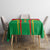 Guinea Bissau Tablecloth with Red Green Yellow Stripe Design and Black Star - Wonder Print Shop