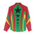 Guinea Bissau Women Casual Shirt with Red Green Yellow Stripe Design and Black Star - Wonder Print Shop