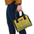 Guinea Bissau Shoulder Handbag with Yellow Tribal Geometric Design and National Flag - Wonder Print Shop