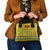 Guinea Bissau Shoulder Handbag with Yellow Tribal Geometric Design and National Flag - Wonder Print Shop