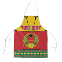 Guinea Bissau Apron with Red Yellow Green Geometric Design - Wonder Print Shop