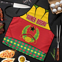 Guinea Bissau Apron with Red Yellow Green Geometric Design - Wonder Print Shop