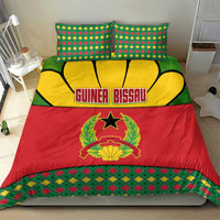 Guinea Bissau Bedding Set with Red Yellow Green Geometric Design - Wonder Print Shop