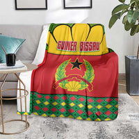 Guinea Bissau Blanket with Red Yellow Green Geometric Design - Wonder Print Shop