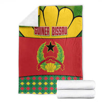 Guinea Bissau Blanket with Red Yellow Green Geometric Design - Wonder Print Shop