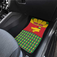 Guinea Bissau Car Mats with Red Yellow Green Geometric Design - Wonder Print Shop