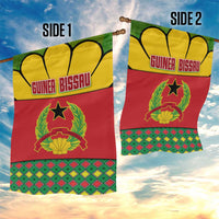Guinea Bissau Garden Flag with Red Yellow Green Geometric Design - Wonder Print Shop