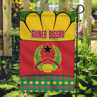 Guinea Bissau Garden Flag with Red Yellow Green Geometric Design - Wonder Print Shop