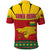 Guinea Bissau Polo Shirt with Red Yellow Green Geometric Design - Wonder Print Shop