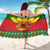 Guinea Bissau Sarong with Red Yellow Green Geometric Design - Wonder Print Shop