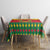 Guinea Bissau Tablecloth with Red Yellow Green Geometric Design - Wonder Print Shop