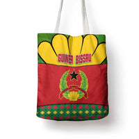 Guinea Bissau Tote Bag with Red Yellow Green Geometric Design - Wonder Print Shop