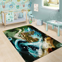 Gaia Mother Of Earth Goddess Area Rug Greek Mythology Sacred Geometry Fantasy