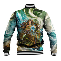 Gaia Mother Of Earth Goddess Baseball Jacket Greek Mythology Sacred Geometry Fantasy