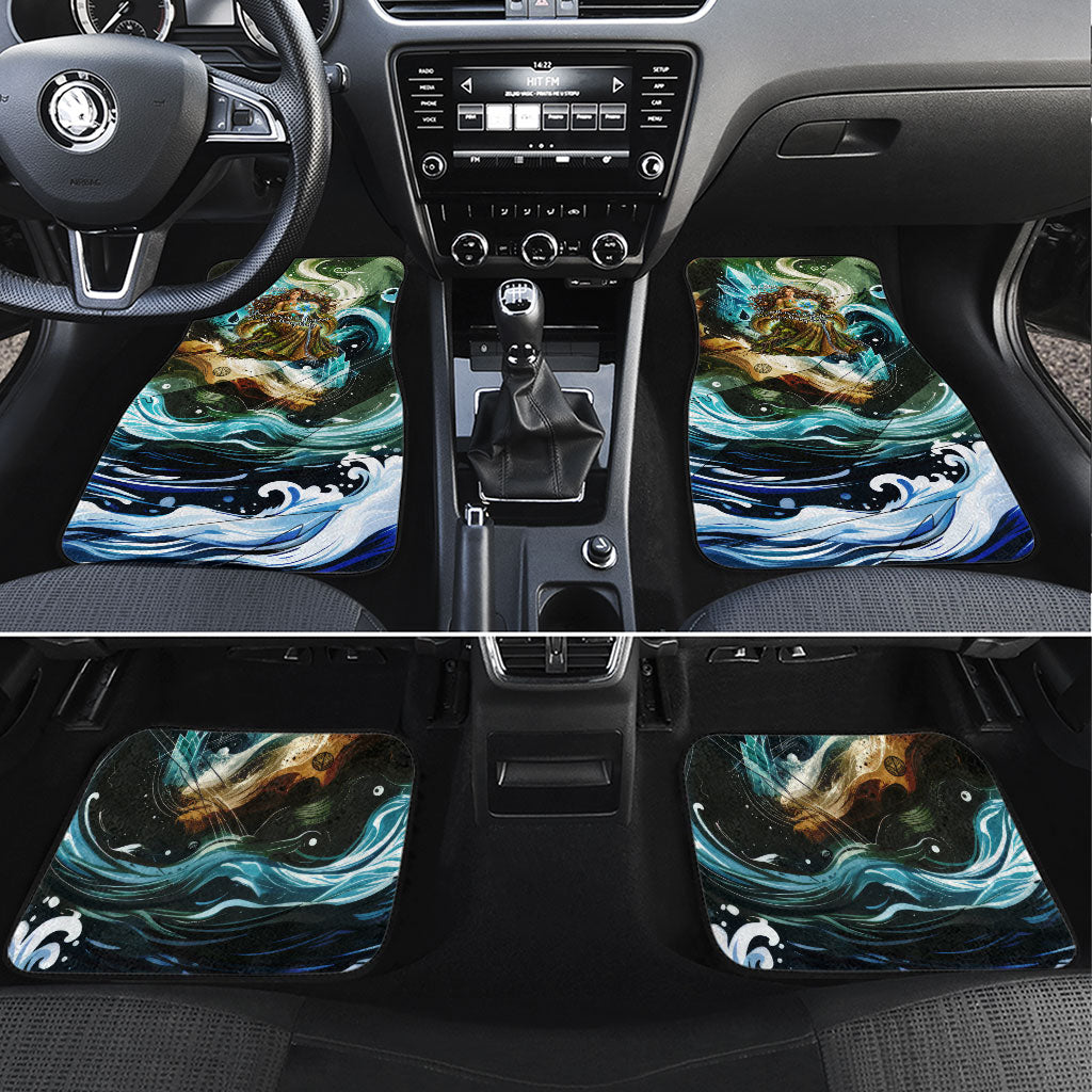 Gaia Mother Of Earth Goddess Car Mats Greek Mythology Sacred Geometry Fantasy