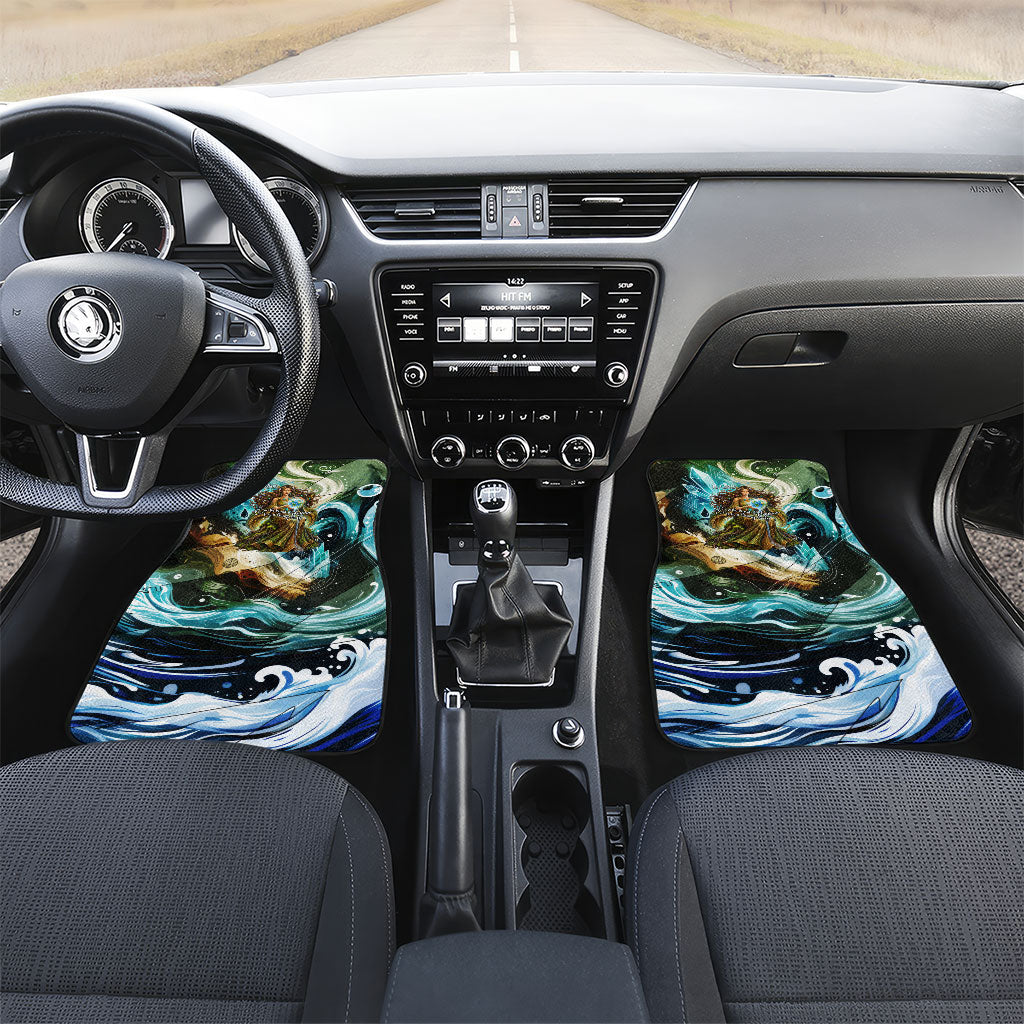 Gaia Mother Of Earth Goddess Car Mats Greek Mythology Sacred Geometry Fantasy