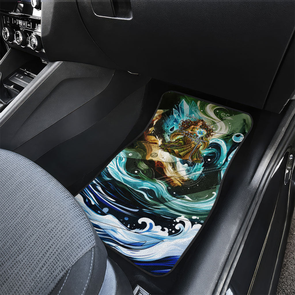 Gaia Mother Of Earth Goddess Car Mats Greek Mythology Sacred Geometry Fantasy