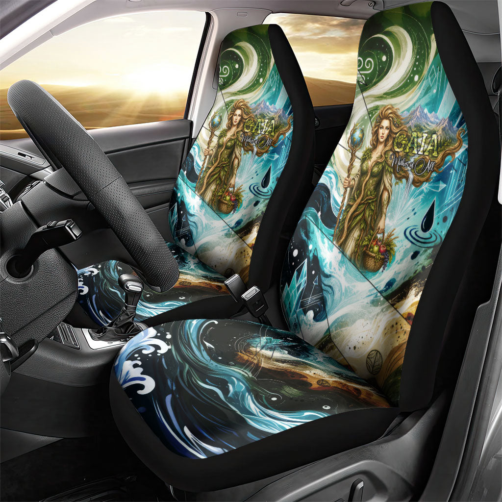 Gaia Mother Of Earth Goddess Car Seat Cover Greek Mythology Sacred Geometry Fantasy
