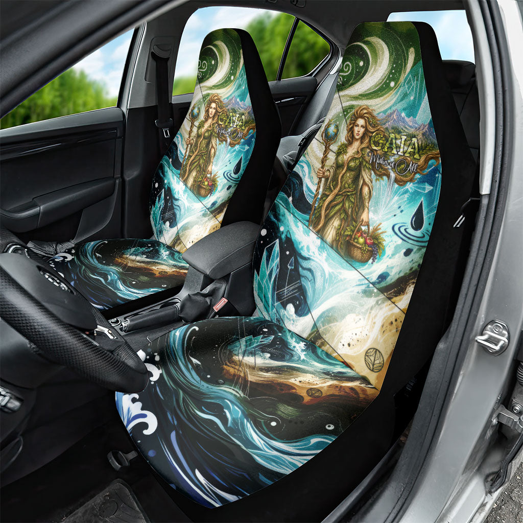 Gaia Mother Of Earth Goddess Car Seat Cover Greek Mythology Sacred Geometry Fantasy