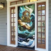 Gaia Mother Of Earth Goddess Door Cover Greek Mythology Sacred Geometry Fantasy