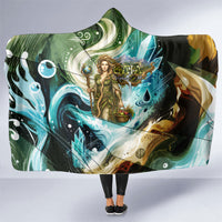 Gaia Mother Of Earth Goddess Hooded Blanket Greek Mythology Sacred Geometry Fantasy