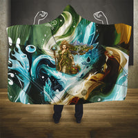 Gaia Mother Of Earth Goddess Hooded Blanket Greek Mythology Sacred Geometry Fantasy