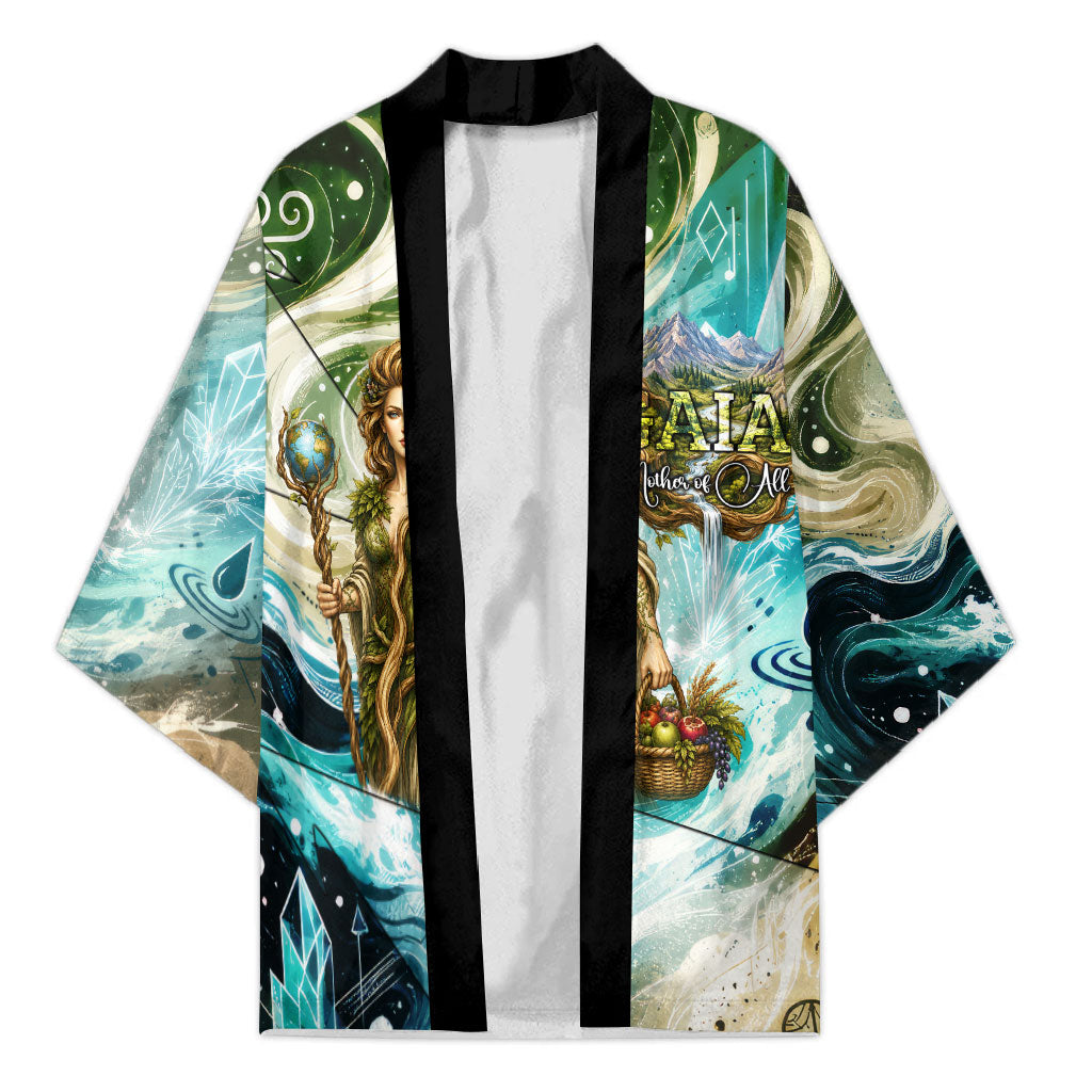 Gaia Mother Of Earth Goddess Kimono Greek Mythology Sacred Geometry Fantasy