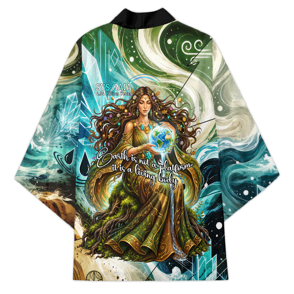 Gaia Mother Of Earth Goddess Kimono Greek Mythology Sacred Geometry Fantasy