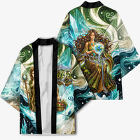 Gaia Mother Of Earth Goddess Kimono Greek Mythology Sacred Geometry Fantasy