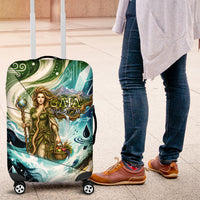 Gaia Mother Of Earth Goddess Luggage Cover Greek Mythology Sacred Geometry Fantasy